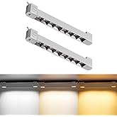 be studied LED Track Lighting Heads H Type Track Light Fixtures Grille Light Modern Ceiling Spotlight for Office Accent Art S