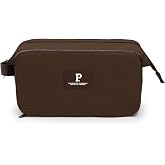 Portland Gear Cascade Dopp Kit, 5L, Chocolate | Weatherproof Dopp Kit Travel Organizer Bag, Wireframe Top For Easy Access, Interior Organization Pockets