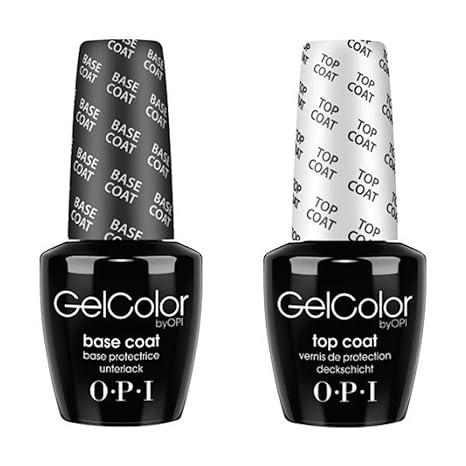 OPI Gelcolor Soak off Gel Base & Top Coat 0.5 oz / 15 ml each by OPI BEAUTY by OPI