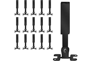 SENMIT Angle Adjustable Connectors,Baluster Swivel Connectors with Screw for Installation of 1/2" Square Balusters balusters for Staircase Interior 15Pack