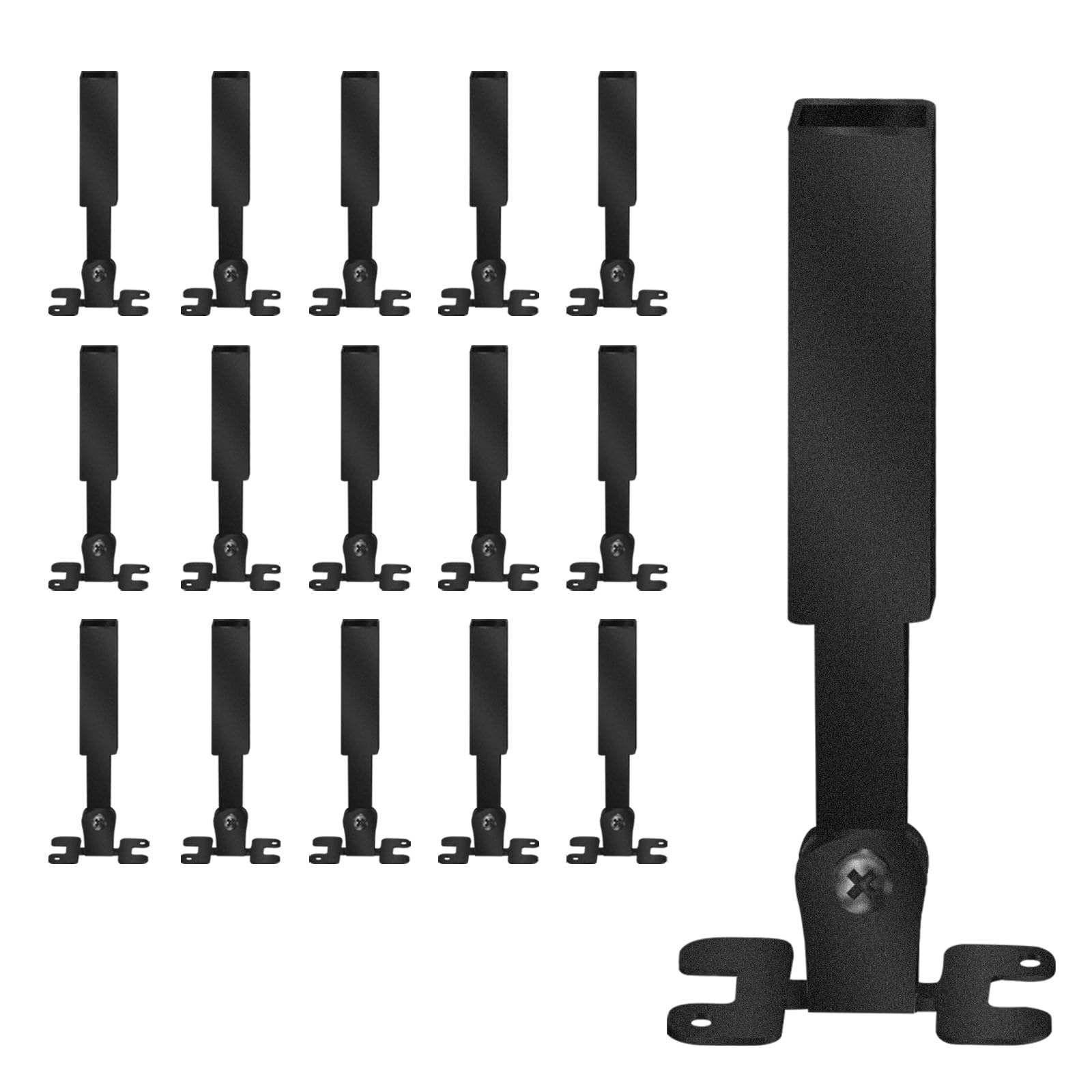 Photo 1 of Angle Adjustable Connectors,Baluster Swivel Connectors with Screw for Installation of 1/2" Square Balusters balusters for Staircase Interior 15Pack