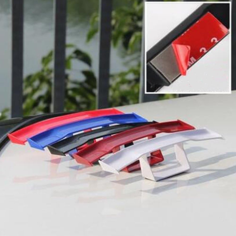 Car tail mini gm spoiler modified gt small tailwing mini with no punch in the ABS spoiler character decoration movem