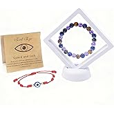 UEXKZ Men Bracelet Protection, Adjustable Multi-Protection from Negative Energy & Misfortune, Spiritual Gift for Christmas, Thanksgiving, Baptism, Birthday