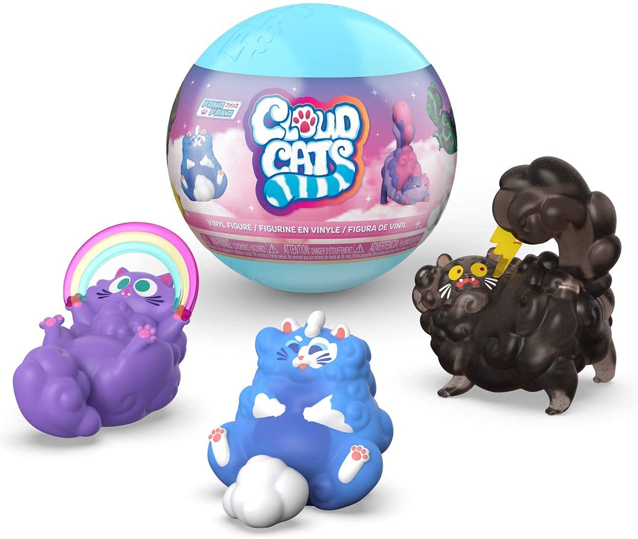 Funko Paka Paka: Cloud Cats - Stormy - 18 Pieces PDQ - Collectable Vinyl Figure - Gift Idea - Official Merchandise - Toys for Kids & Adults - Stocking Fillers