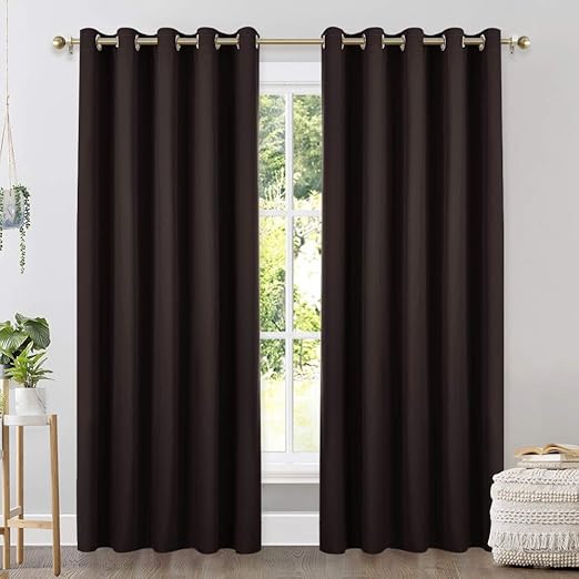 Amazon Com Nicetown Blackout Draperies Curtains Energy Smart