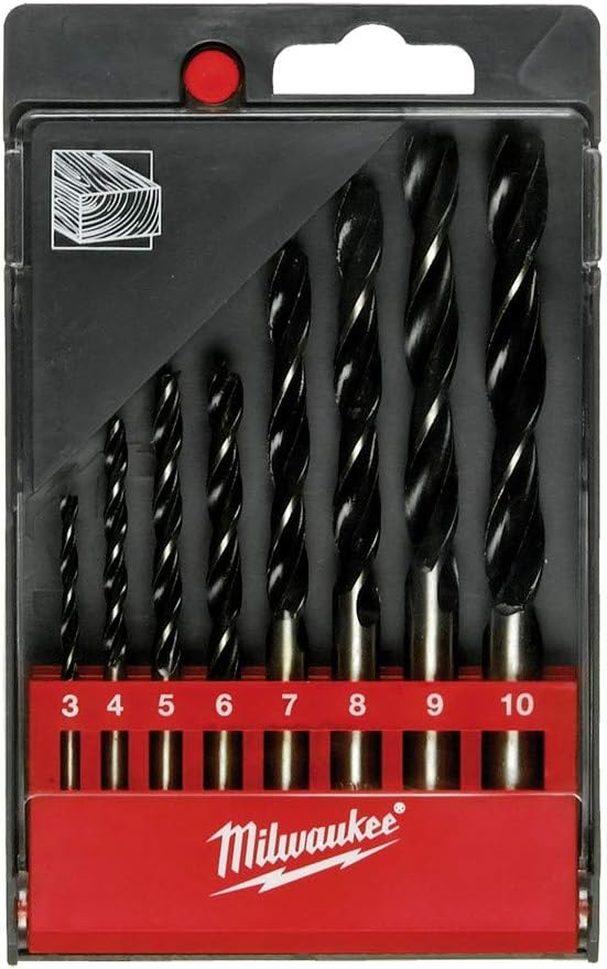 Milwaukee 4932352466 4002395371259 Wood Drill (8 Pieces)