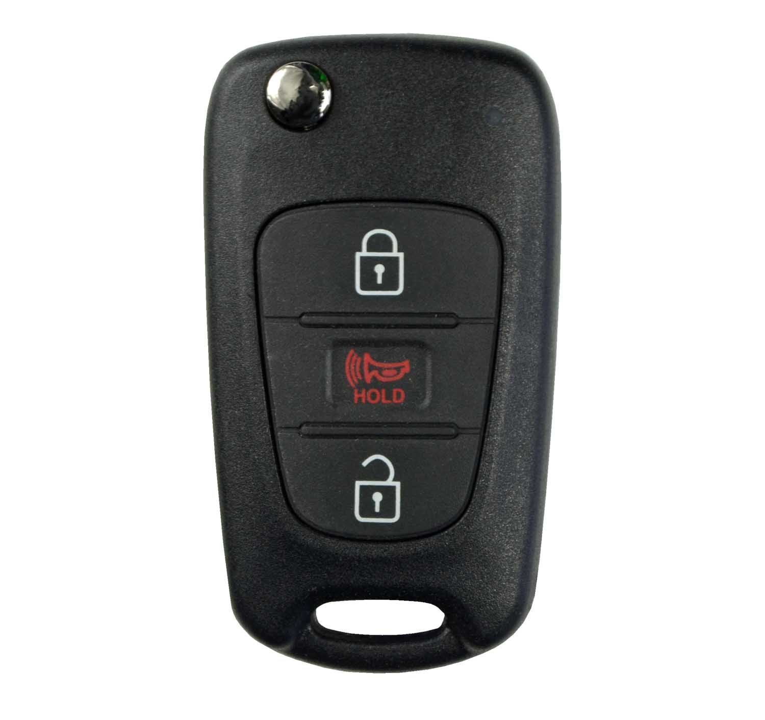 Amazon.com: Replacement Remote Keyless Fob Key Case ( Shell ) For 2012 2013  Kia Rio Soul TQ8-RKE-3F02: Automotive