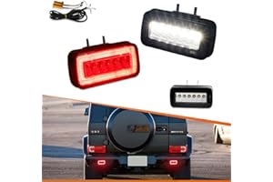 ADIIL 2x Smoked Lens 3-In-1 LED Backup, Reverse, Fog Lights Kit for 1986-2018 Mercedes Benz W463 G-Class, G500, G550, G55, G63 AMG