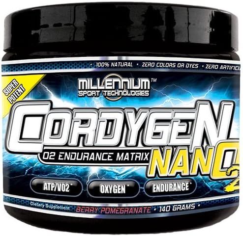 CordygenMillennium Sport Technologies Nano2 Berry Pomegranate 140 Grams