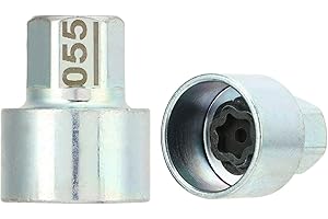 Wheel Locks for Cars, Wheel Lock, Simple Installation High Strength Anti Deformation Universal Fit Anti Theft Lug Nut Socket 
