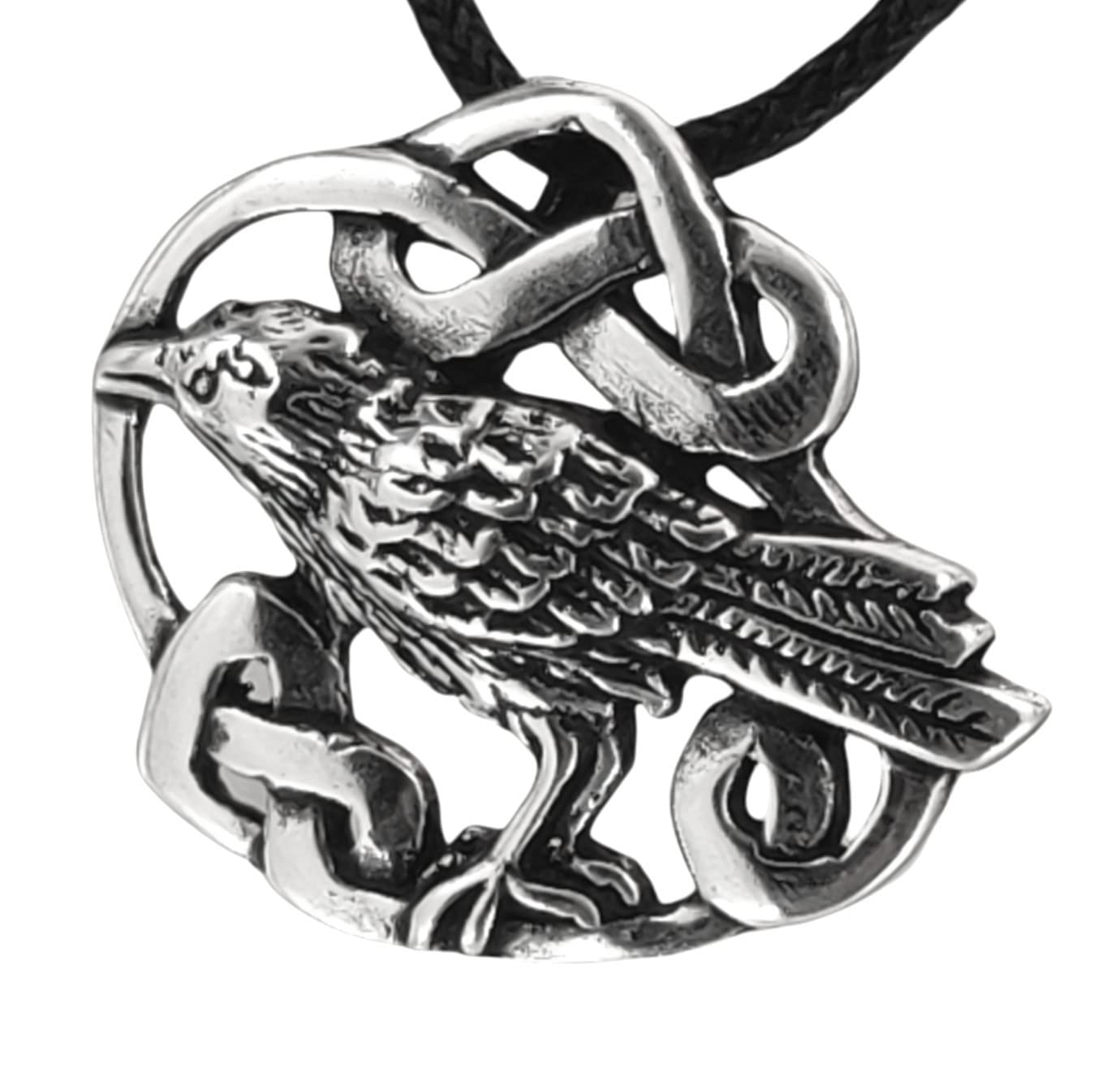925 sterling silver raven pendant, number: 274