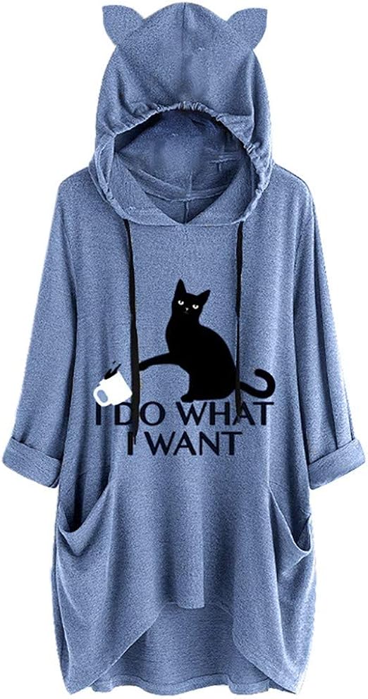 cat ear hoodie plus size