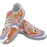 POLERO Lightweight Sneakers Shoes for Women Casual Breathable Mesh Running Training Shoes