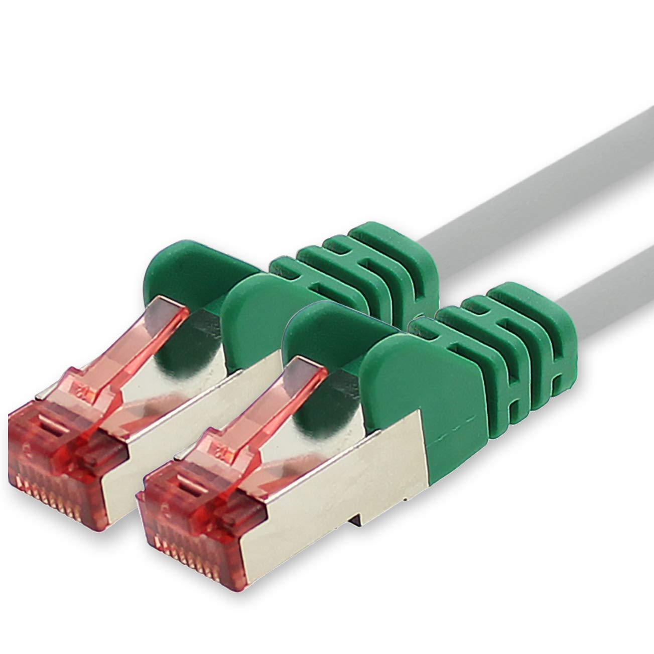 freiwerk Network cable Cat.6 10m crossover - 1 x Ethernet cable Lankabel Cat6 Lan network cable Sftp Pimf patch cable 1000 Mbit s
