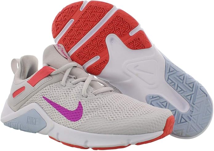 Amazon ナイキ ウィメンズ レジェンド エッセンシャル 23 5 ヴァストグレー ファイアピンク マジックエンバー ハイドロゲンブルー ホワイト Nike ナイキ スポーツ