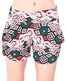 Simplicity® Women Mix Print Harem Style Shorts with Side Pockets