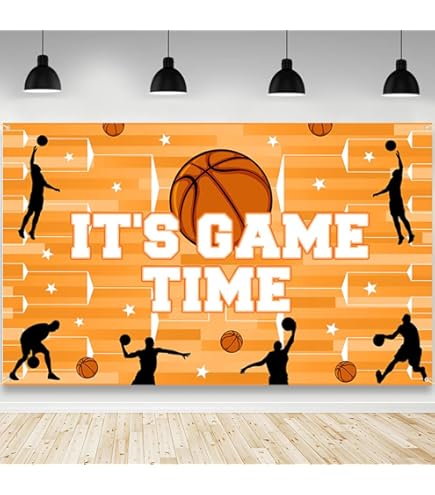 Basketball Court Photography Backdrop: Hgh-resoluton Sports