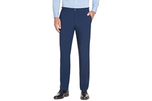 Van Heusen Men's Slim Fit Flex Flat Front Pant