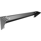 TECHTOO 1U Vertical Wall Mount Patch Panel Bracket Server Rack - Steel | Networking Euipement Rack for 19" Network, Server and Data Equipment