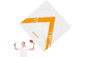 TYPOGROVE 2 Pcs High-Performance Table Tennis Rubber Sheets - Anti-Static Protective Film with 17x17cm Adhesive Backing for Ping Pong Paddles, Transparent Durable Design for Enhanced Spin Control (Yellow)