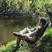 G4Free Lightweight Portable Camping Chair Outdoor Folding Backpacking High Back Camp Lounge Chairs with Headrest and Pocket for Sports Picnic Beach Hiking Fishing(Orange)