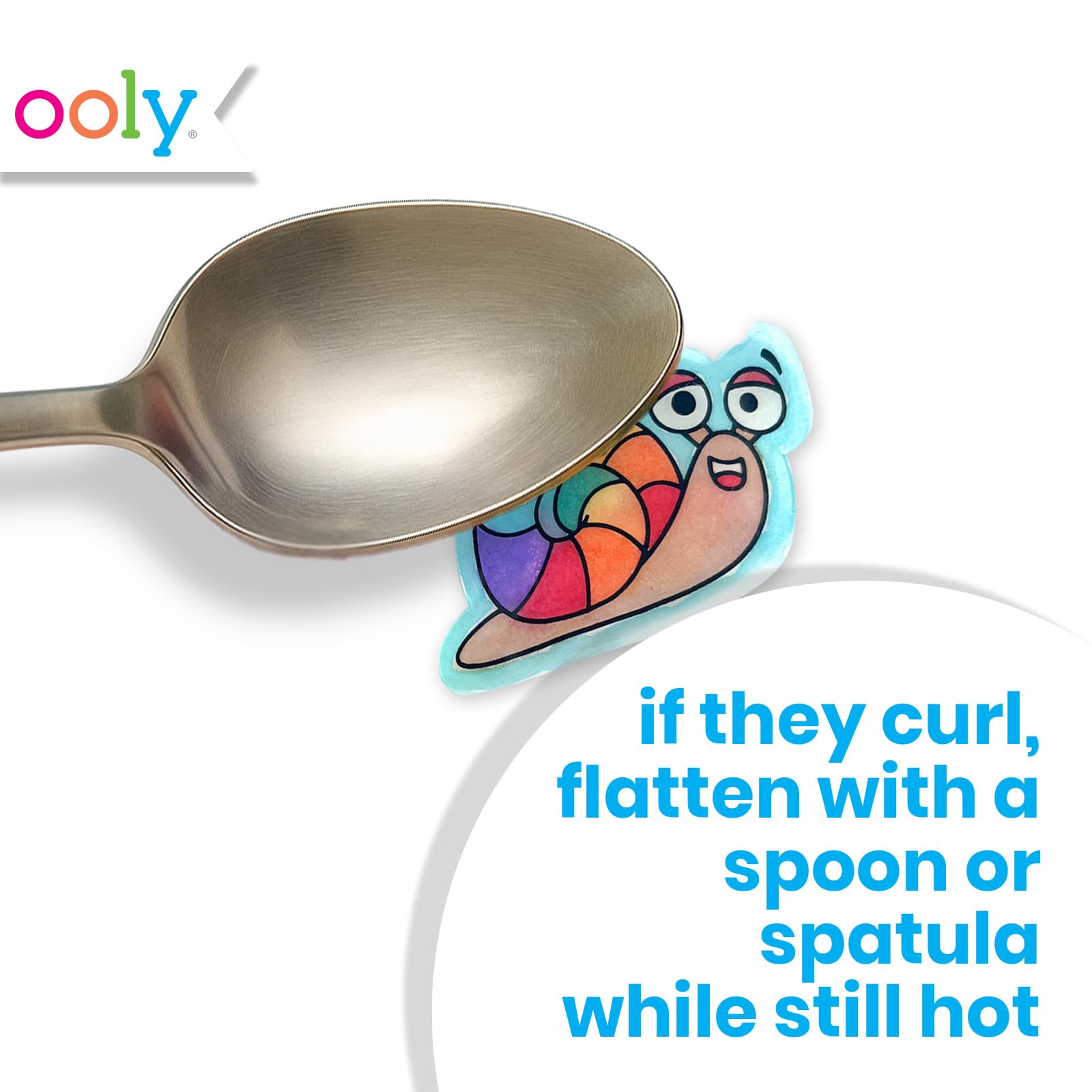 Ooly 28 PC DIY Shrinking Art Kit for Kids, 20 Plastic Pre Cut Charms and More, No Mess Creative Activity Jewelry Making Kit - Cute Crew