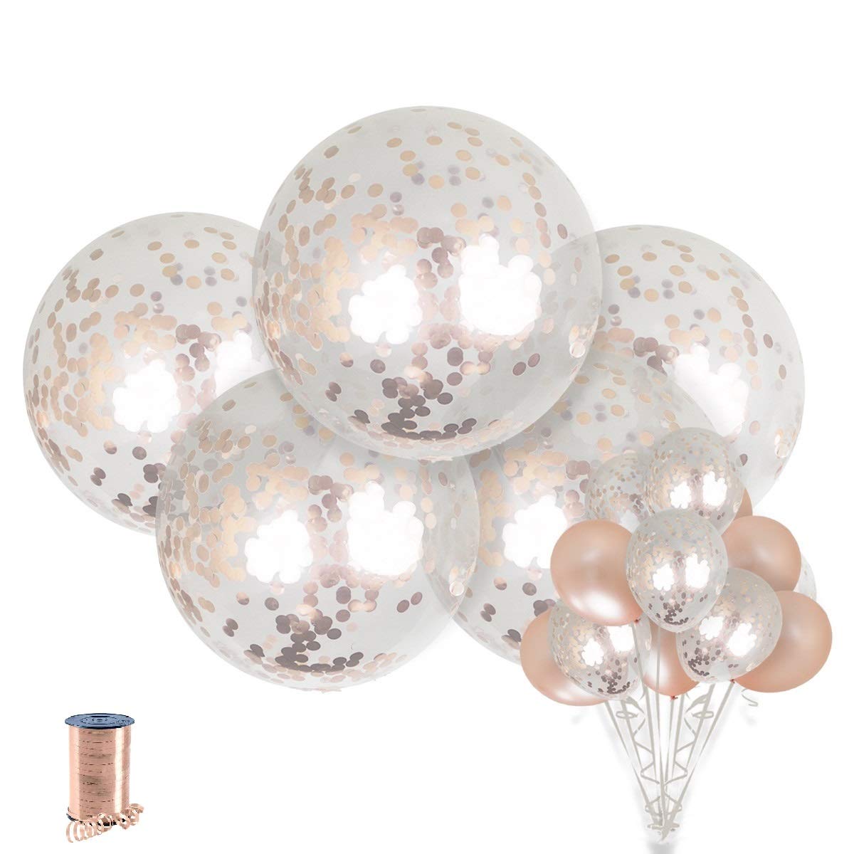 Amazon Com Shimmer And Confetti 5pc 36 10pc 12 Large Rose
