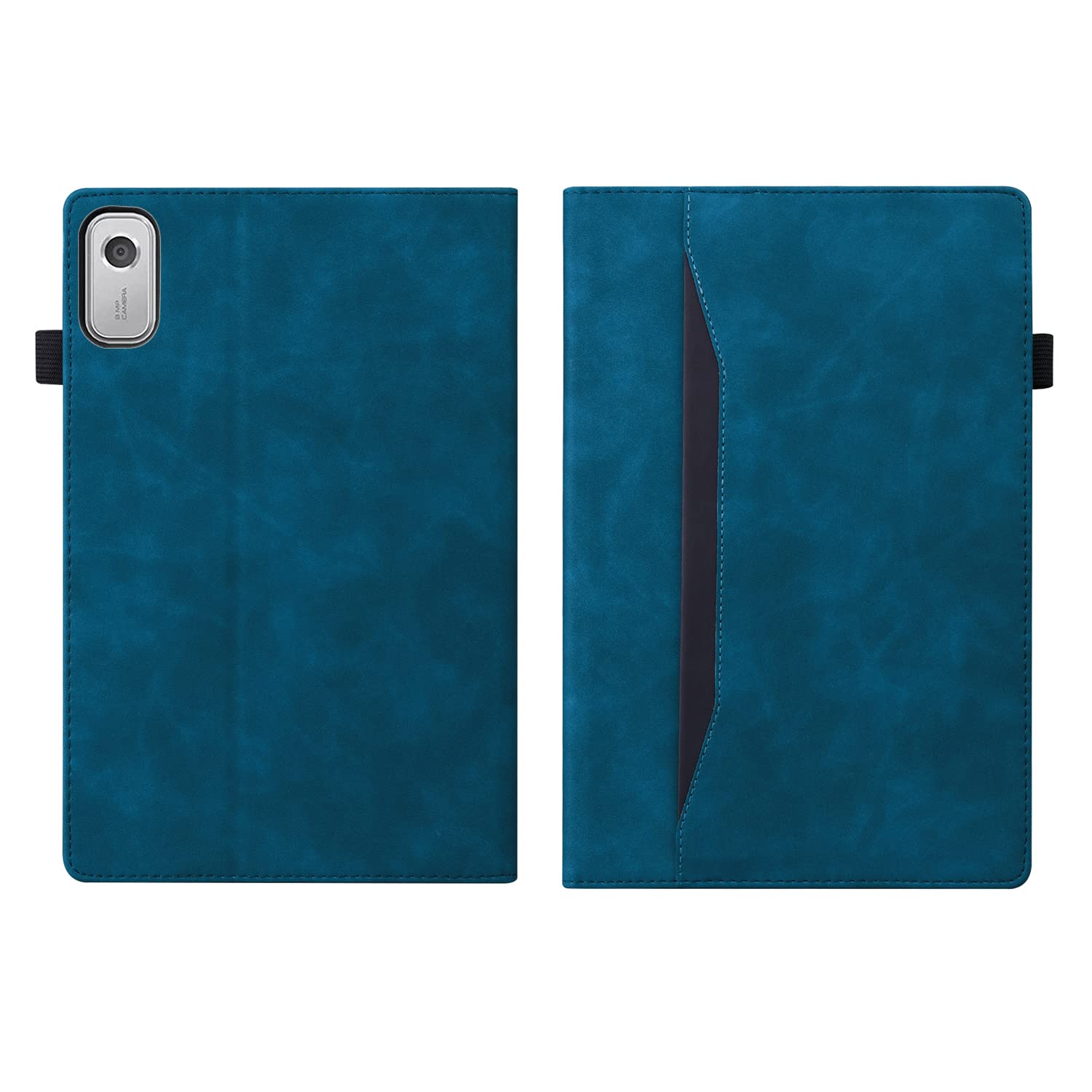 Rosbtib Tablet Case Compatible with Lenovo Tab M9 HD 9 Inch (2023) TB-310FU, PU Leather Cover with Stand Card Slots Protective Case Lenovo Tab M9 HD 9" - Blue