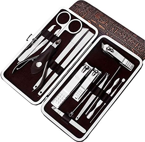 dolly2u Personal Care Manicure Set Nail Clipper Set Toenail Clipper/ 15 in 1