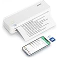 JADENS Portable Printers Wireless for Travel, Support 8.5" X 11" US Letter, Bluetooth Thermal Printer Compatible with iOS, Android & Laptop, Inkless Mobile Printer for Office, Home, School
