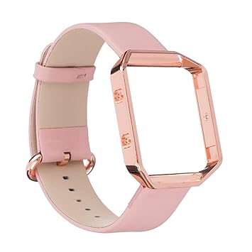 fitbit blaze pink and gold band