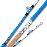 Fiblink Saltwater Fishing Rod Heavy Duty Trolling Rod Conventional Boat Standup Big Game Deep Sea Rod with Roller Guides(5'6"/6'/7'6",50-80lbs/80-120lbs)