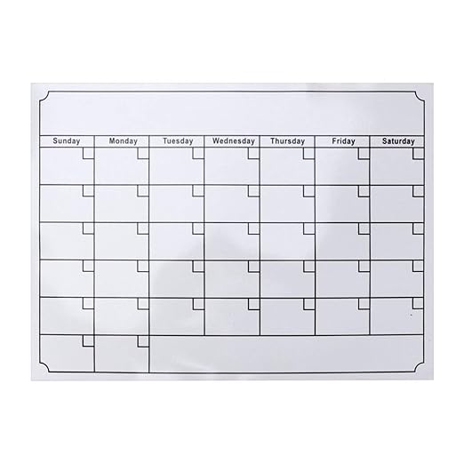 STOBOK Calendario magnético Gran Calendario de borrado en seco ...