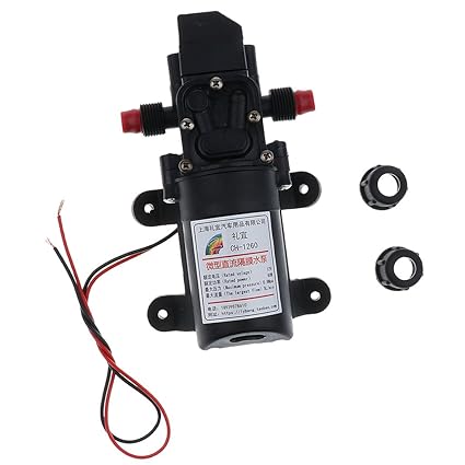 Amazon.com : MagiDeal 12V High Pressure Auto Diaphragm Water Pump 5L/min 100 PSI Pressure Switch : Sports & Outdoors