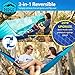 Ridge Outdoor Gear Camping Hammock with Mosquito Net - Ripstop Nylon - Ultralight Hammock Tent Bundle with Bug Netting, Straps, Carabiners