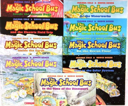 The Magic School Bus 10 Book Set: Dinosaurs, Volcanoes, Earth