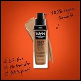 NYX Can’t Stop Won’t Stop Full Coverage Foundation Golden Honey 24H Matte view 2