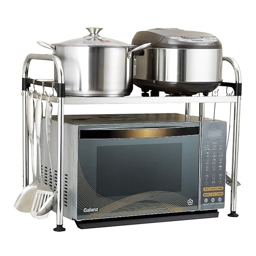 ZMW Acero Inoxidable Estantes de Cocina,Extensible Floor Stand ...