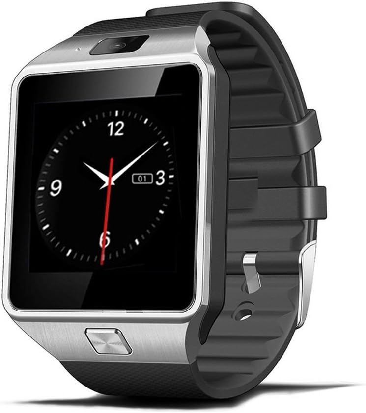 Luxsure Smartwatch DZ09 Bluetooth Smart Watch Wrist Wrap Watch Phone Micro SIM Card with Camera Touch Screen for Samsung Galaxy S4/S5/S6, HTC and iPhone 5, iPhone 6/6 Plus Smartphones(Black)
