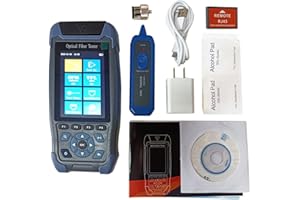 D YEDEMC Mini-Pro 1310/1550nm SM OTDR Mulit-Function Tester Built in OPM/OLS / RJ45 Test/VFL Test Rang 5m-60Km Dynamic Range 24dB/22dB Connector UPC (YD-3000-APC)
