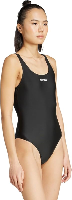Femme U-Back Swimsuit Swimwear, Black/White, 40 — photo 7 sur 8