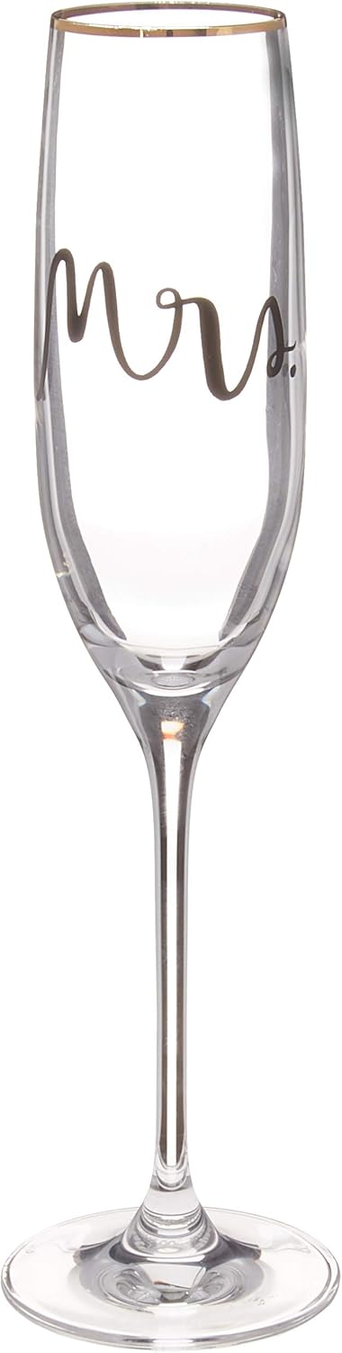 KATE SPADE Bridal Party 2-piece Champagne Flute Set, 1.35 LB, Clear: Kitchen & Dining