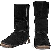 Leather Welding Spats, Fire Resistant Welding Boot & Shoes Covers, Heat and Abrasion Resistant Welder Working Protective Foot Covers, Welding Safety Shoes Protectors, Welding Gaiters