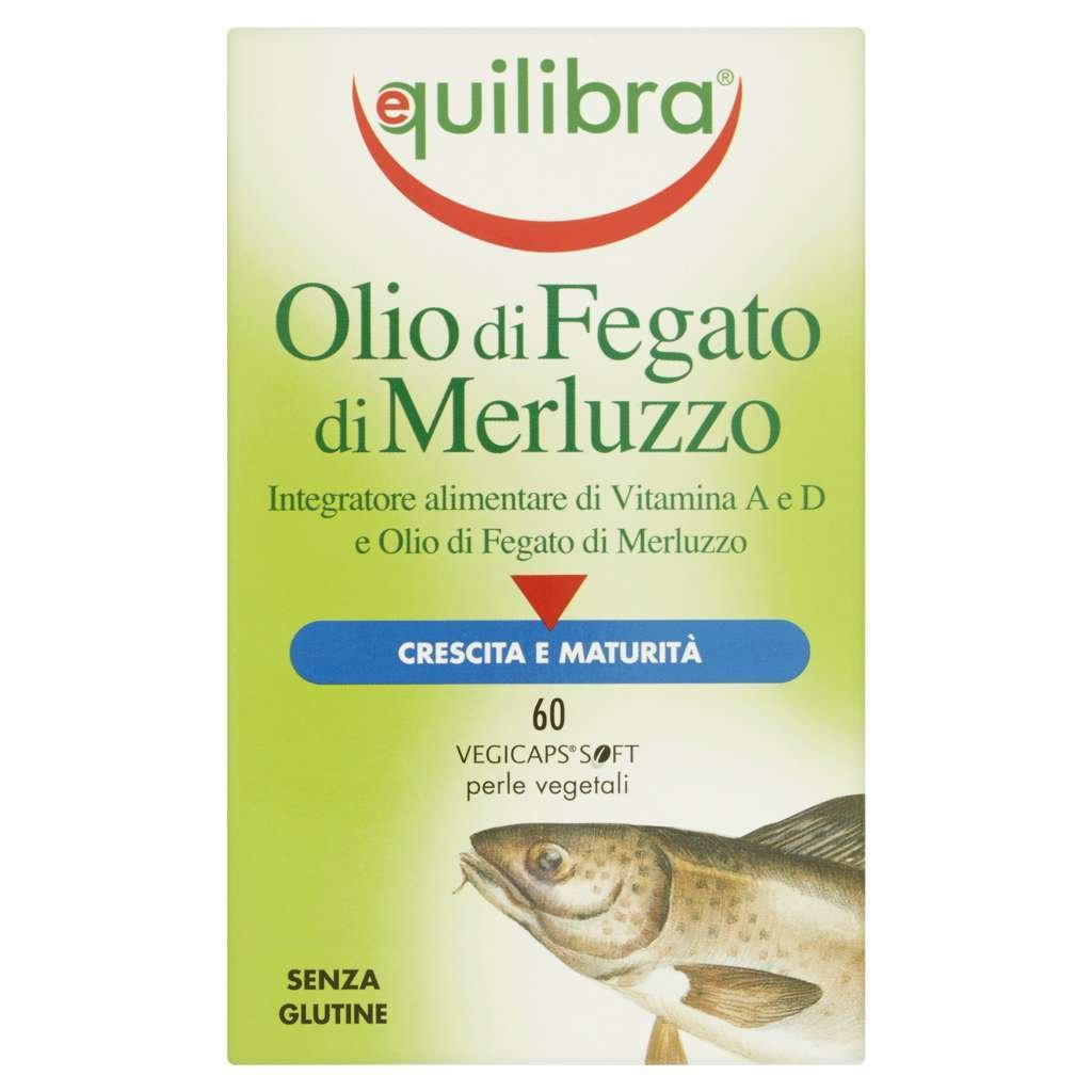 Equilibra Olio Di Fegato Di Merluzzo 60 Perle Pacco Da
