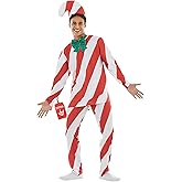 fun shack Candy Cane, Christmas Costumes for Men, Christmas Suit, Candy Cane Shirt, Christmassy Costumes, Candy Cane Pajamas