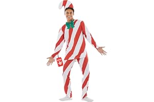 fun shack Candy Cane, Christmas Costumes for Men, Christmas Suit, Candy Cane Shirt, Christmassy Costumes, Candy Cane Pajamas