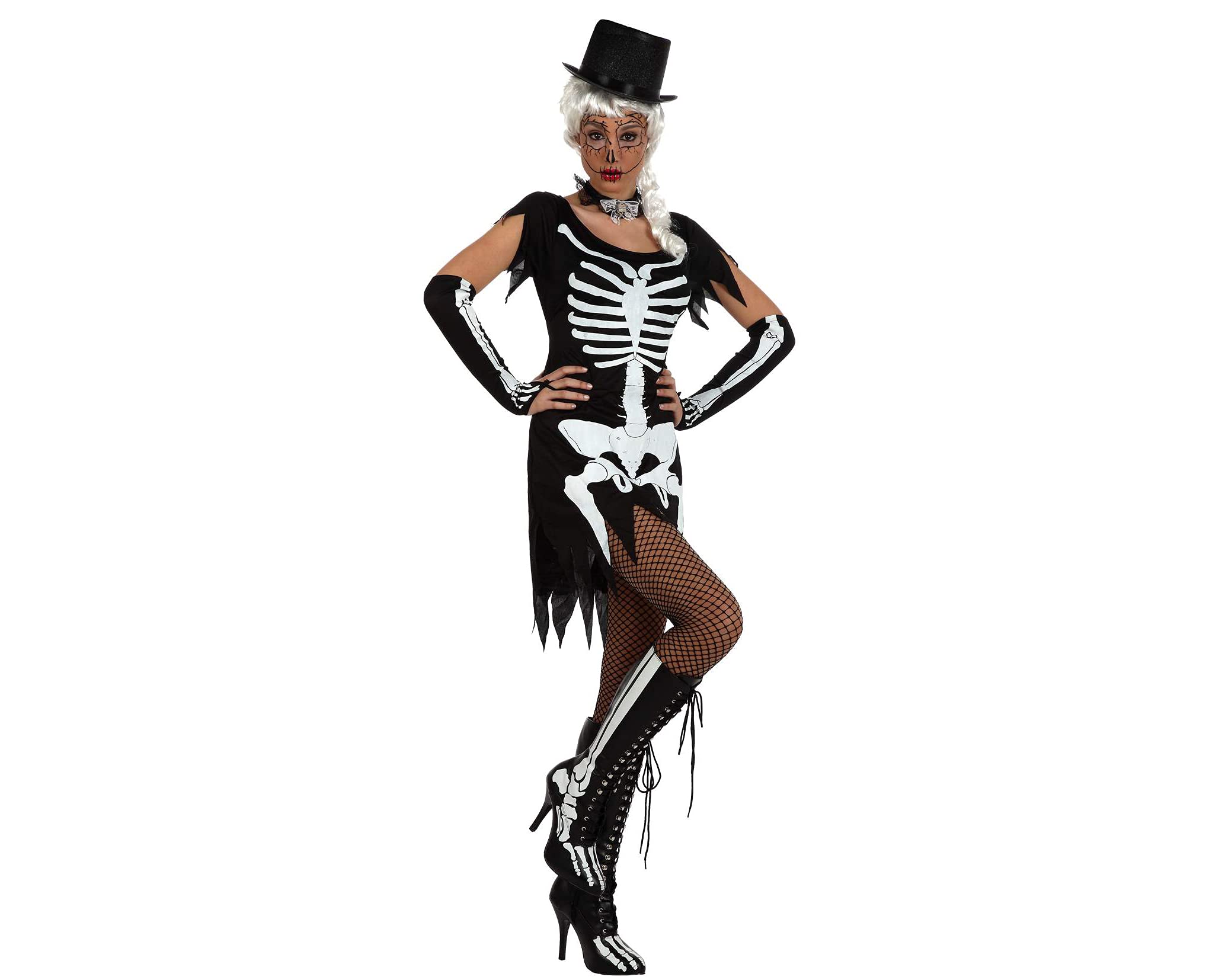 ATOSA Costume Skeleton Dress Woman XS-S