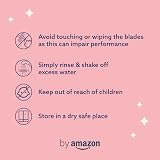 by Amazon Women 5 Blade Razor with 3 in 1 Trimmer Pink 4 Refills view 4
