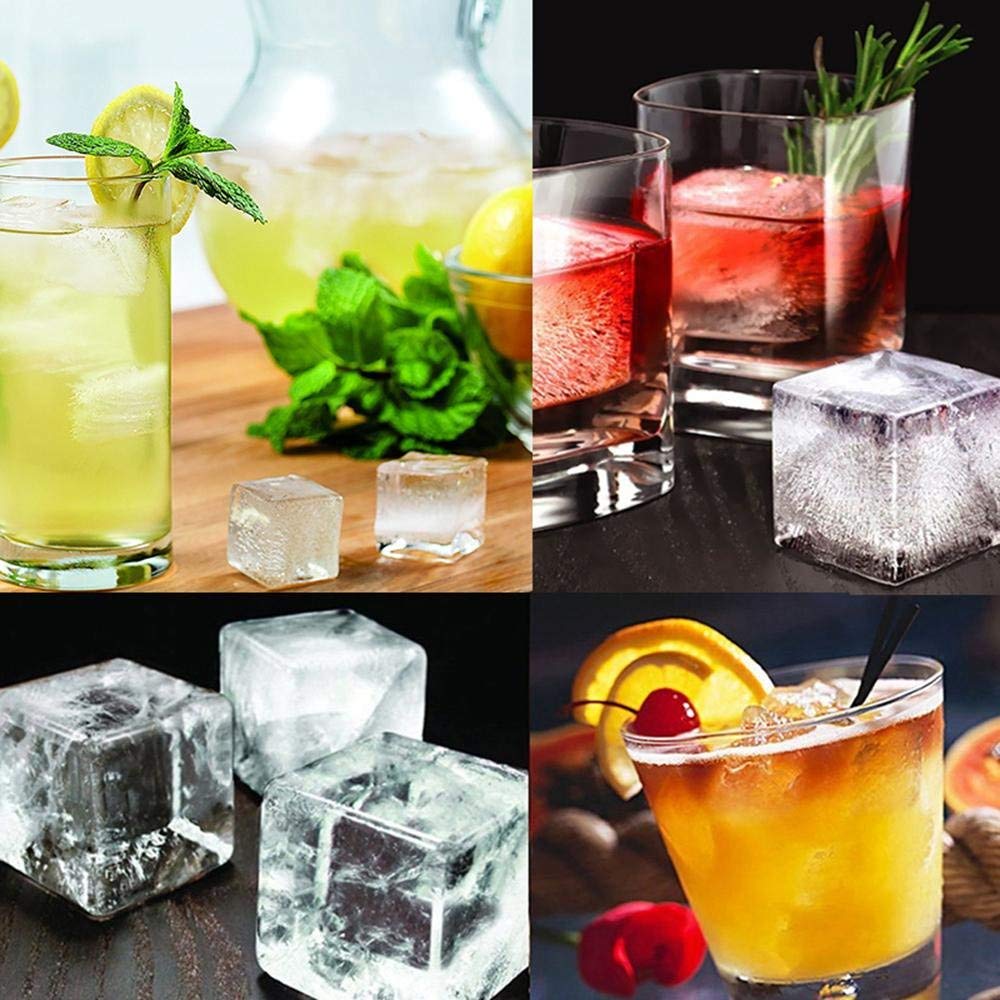  Osayes Ice Cube Tray Makes 15 Square Ice Cubes