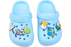 Kawacolibb Toddler Boys Girls Kids Cute Garden Clogs Cartoon Rubber Indoor Outdoor playing Light Non-slip Sandals Slippers Infant Little Kids Summer Swimming Beach Pool Water Slides Shoes